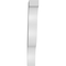 Ekena Millwork 3 1/2-in. W x 14-in. D x 26-in. H Funston Architectural Grade PVC Knee Brace BRCP035X14X26FST - alternate 5